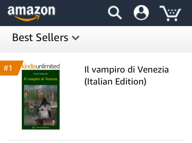 Il vampiro di Venezia numero uno su amazon